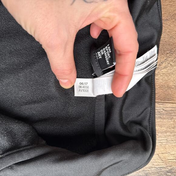 Adidas Tricot 3-Stripes Track Jacket Women's XL Black Athletic Training 6456 - Picture 6 of 11